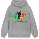 Artistic Expression - The Express Yourself Hoodie - Grey melange men - Hoodies