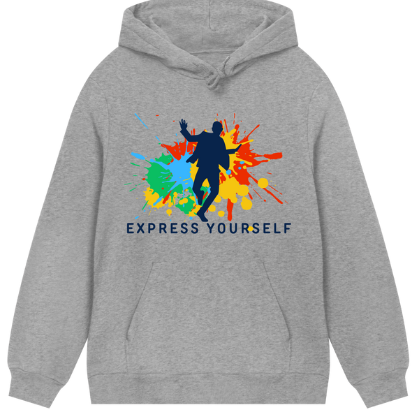 Artistic Expression - The Express Yourself Hoodie - Grey melange men - Hoodies