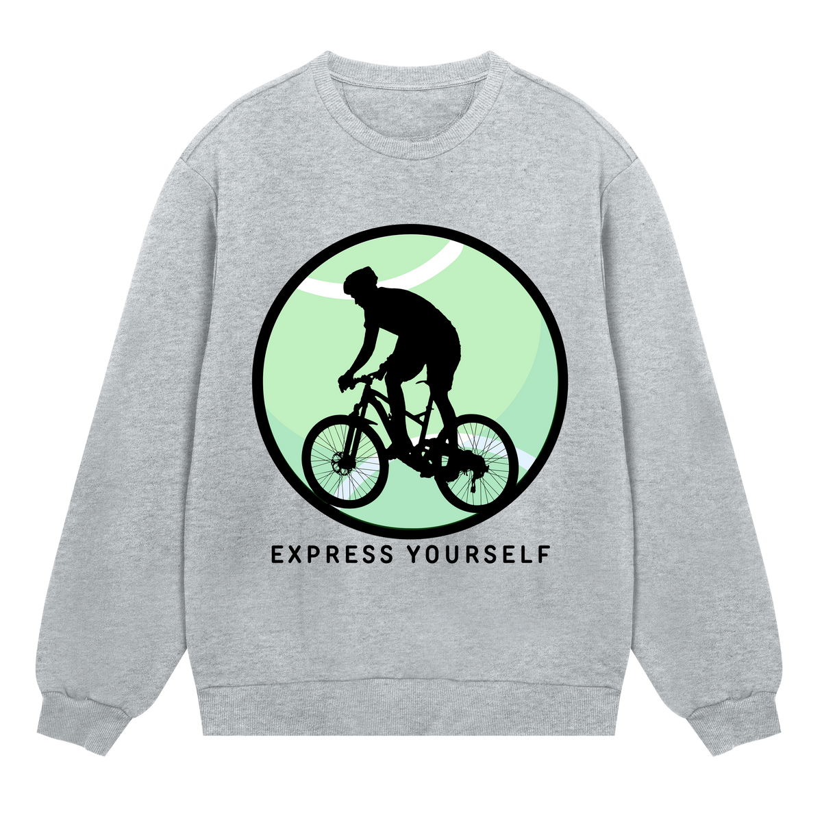 Cyclist's Freedom Sweatshirt - Grey melange men - Sweatshirts