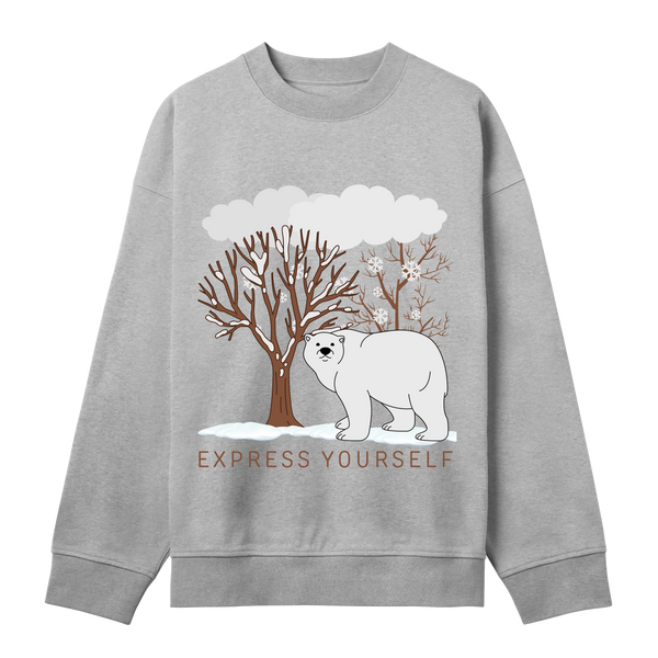 Snowy Stroll - Iconic Sweatshirt - Grey melange men - Sweatshirts