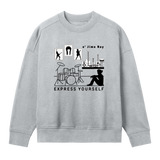 Vintage Musician Sweatshirt - Grey melange women - Sweatshirts