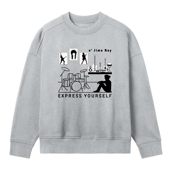 Vintage Musician Sweatshirt - Grey melange women - Sweatshirts