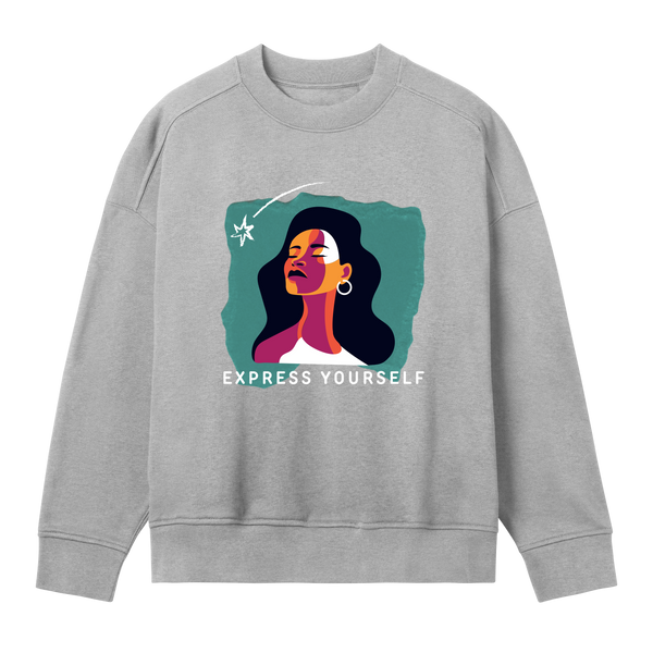 Whimsical Beauty - Bold Sweatshirt - Grey melange women - Sweatshirts