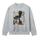 Retro Daisy Delight Sweatshirt - Grey melange women - Sweatshirts