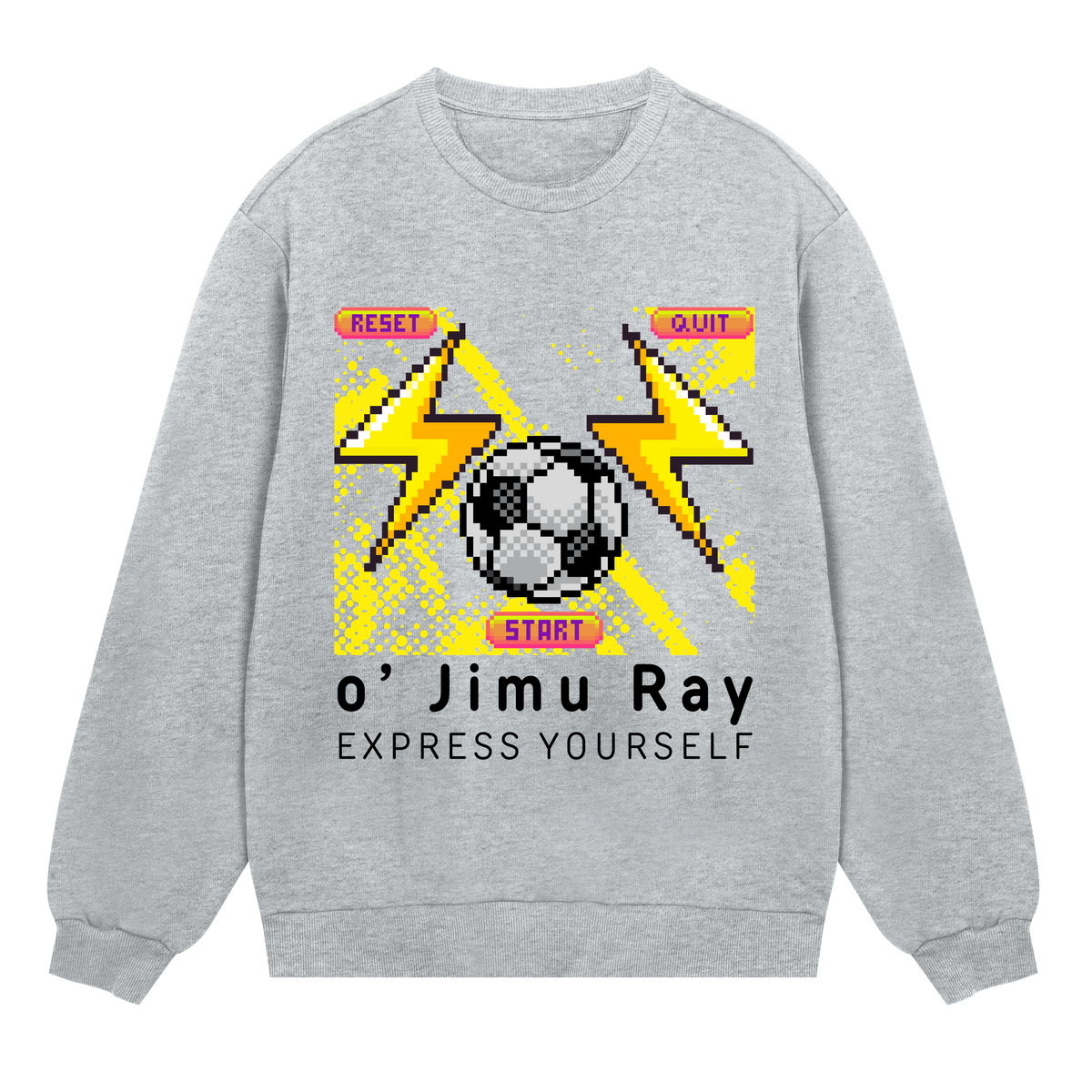 Game On - Retro Soccer Style - Grey melange men - Sweatshirts