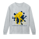 Active Expression - o' Jimu Ray Tee - Grey melange men - Long Sleeve T-shirts