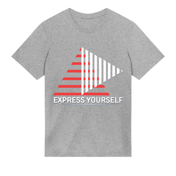 Stripes of Self-Expression - Grey melange men - T-shirts