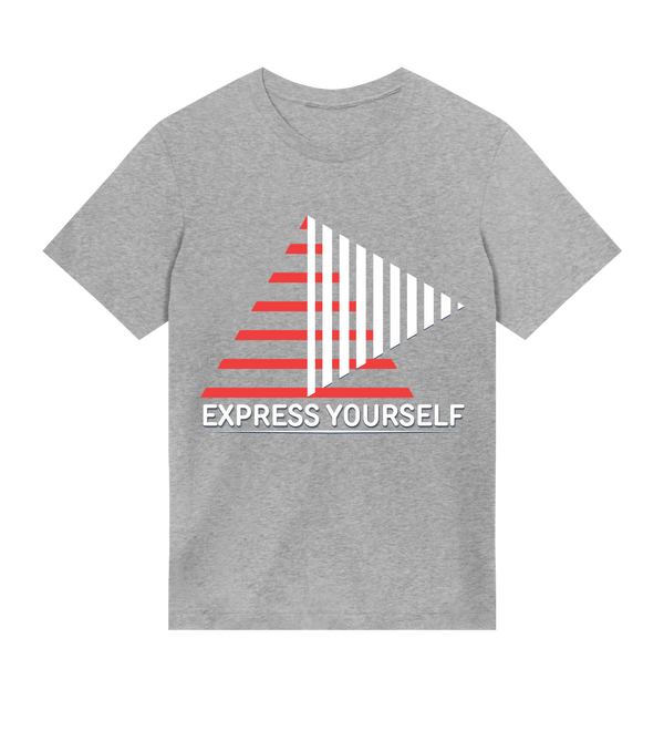 Stripes of Self-Expression - Grey melange men - T-shirts