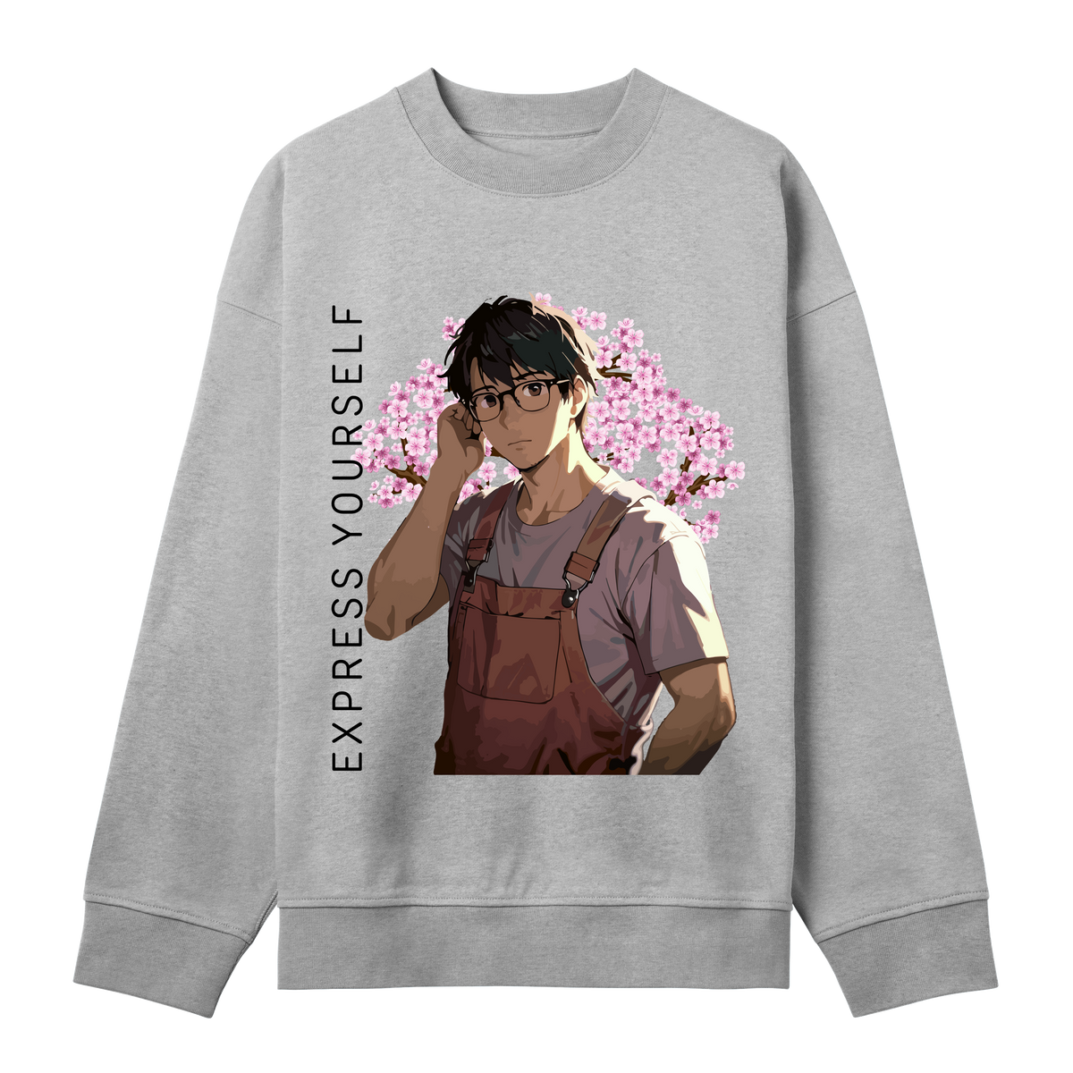 Cherry Blossom Muse - Express Yourself - Grey melange men - Sweatshirts