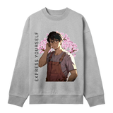 Cherry Blossom Muse - Express Yourself - Grey melange men - Sweatshirts