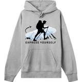 Conquer Heights - Alpine Adventure Hoodie - Grey melange men - Hoodies