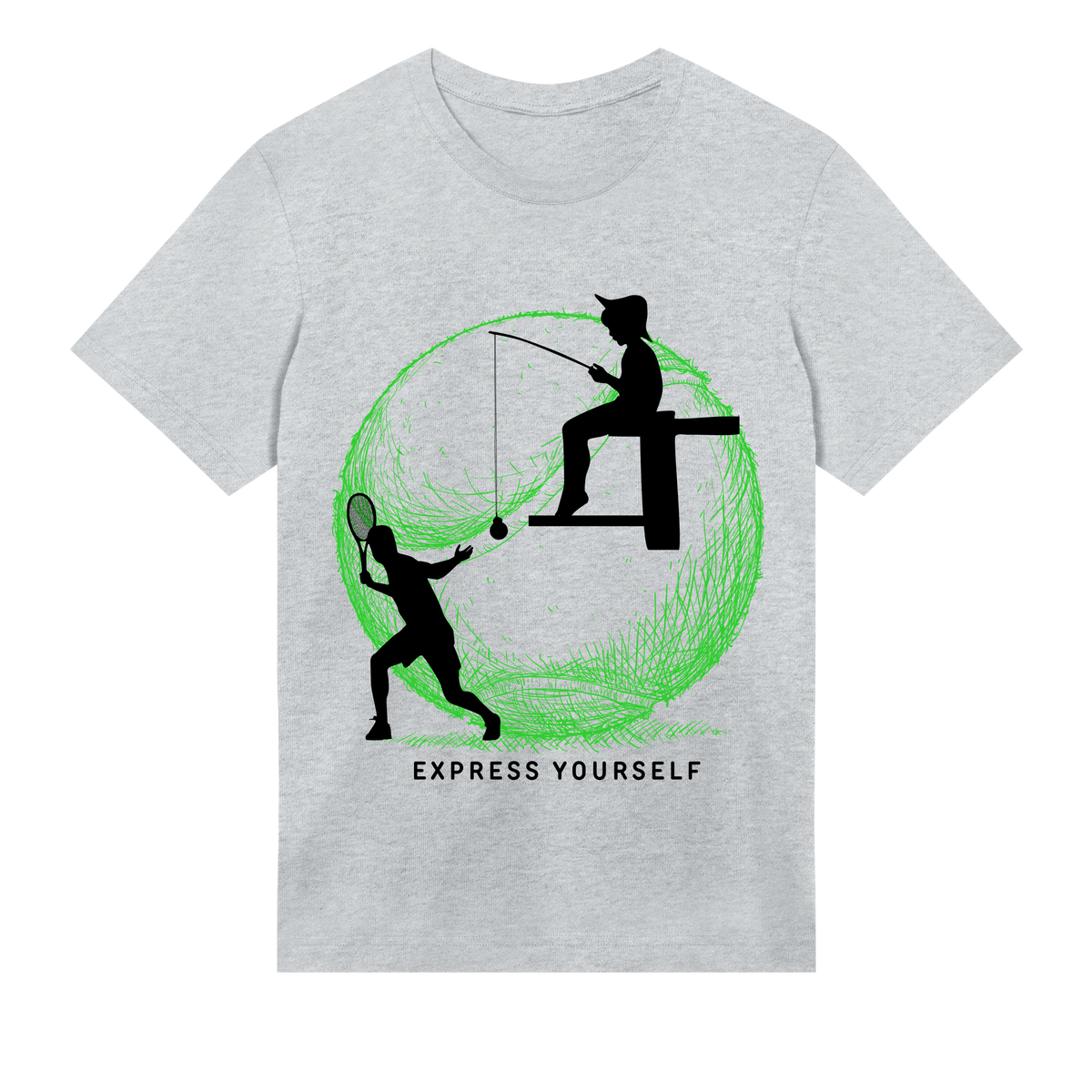 Tennis Flair - Bold Moves Tee - Grey melange men - T-shirts