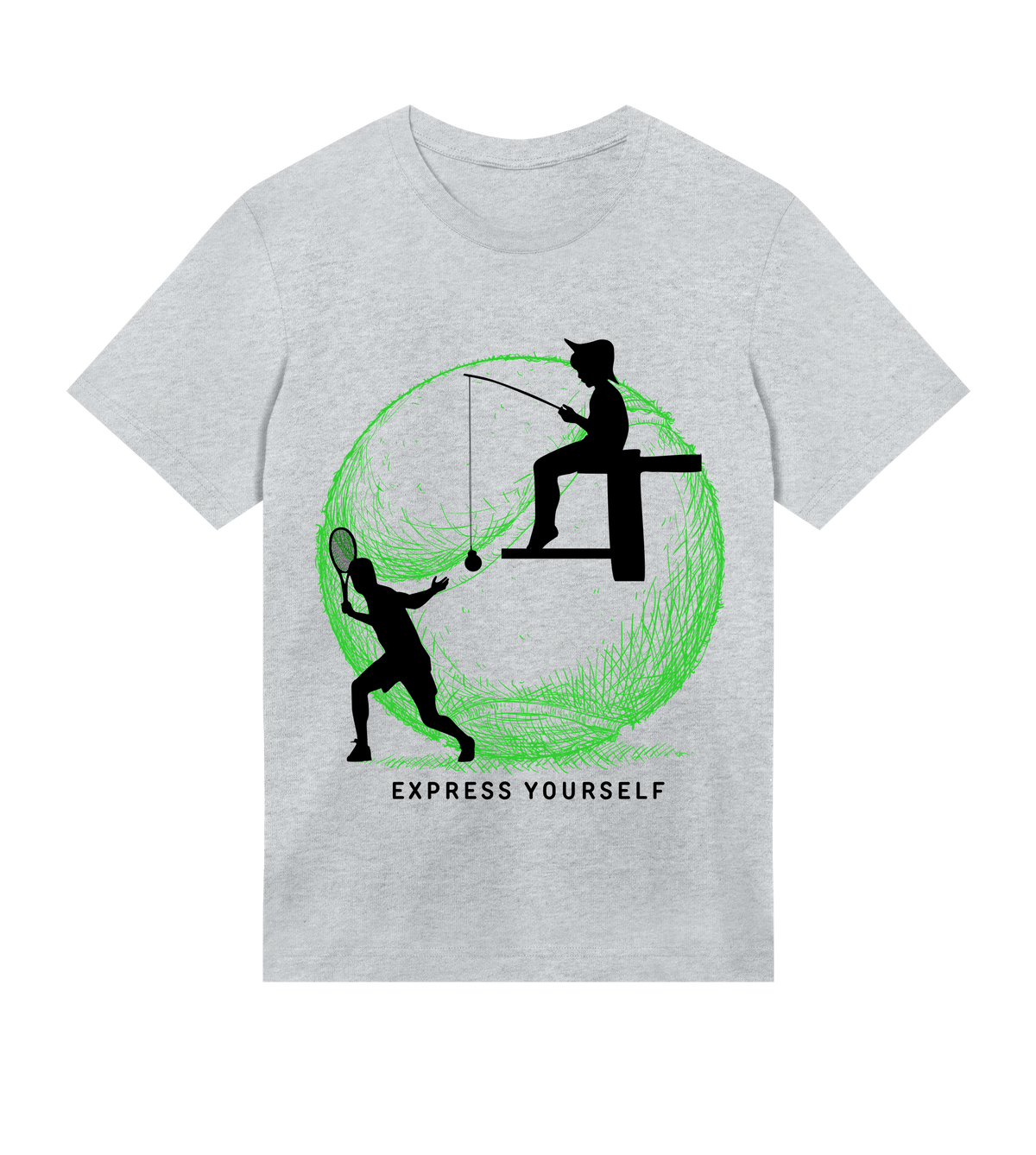 Tennis Flair - Bold Moves Tee - Grey melange men - T-shirts