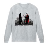 Vampire Celebration - Express Yourself - Grey melange men - Long Sleeve T-shirts