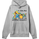 Rock Star Performance - Express Your Passion - Grey melange men - Hoodies