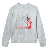 Liberty in Style - o' Jimu Ray 4th July Special - Grey melange women - Sweatshirts