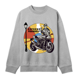 Motorcycle Mojo - Stand Out - Grey melange men - Sweatshirts