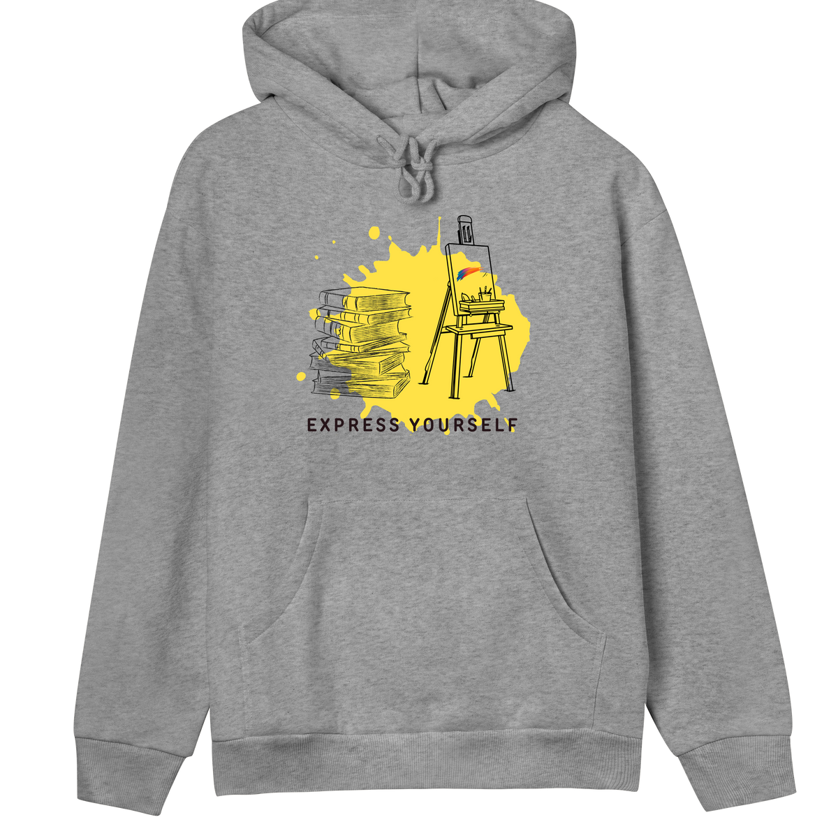 Artistic Essence Hoodie - Express Yourself - Grey melange women - Hoodies