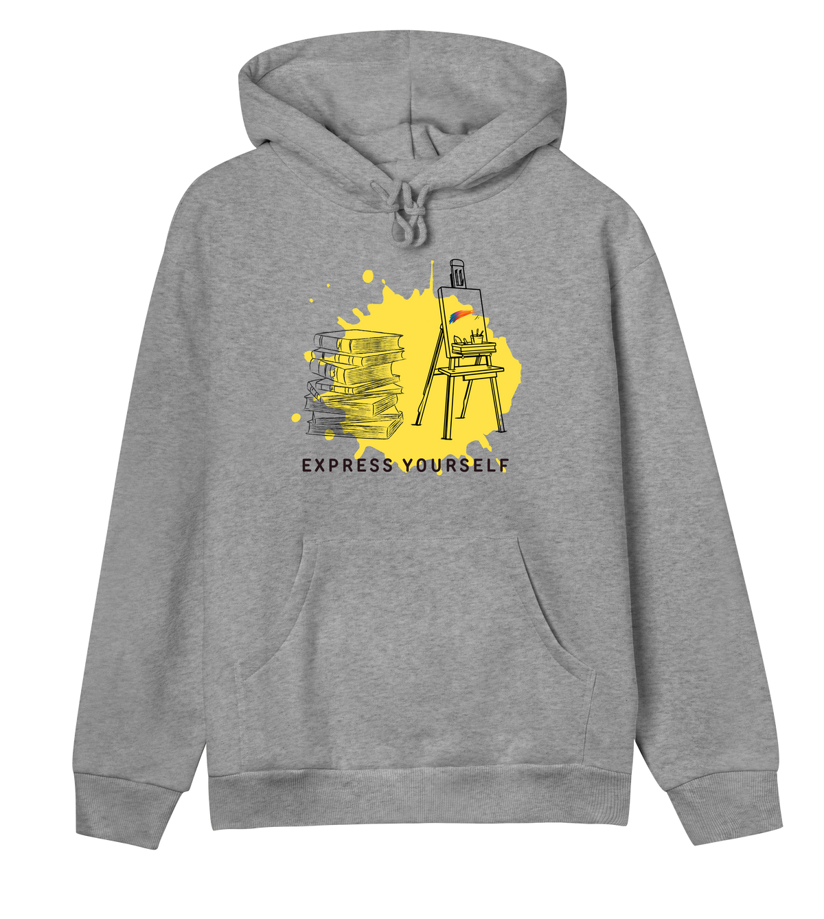 Artistic Essence Hoodie - Express Yourself - Grey melange women - Hoodies