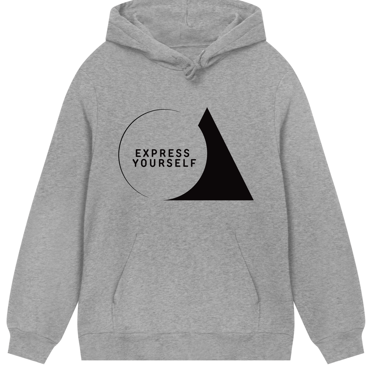 Fashion Forward - The Essential 'Express Yourself' Hoodie - Grey melange men - Hoodies