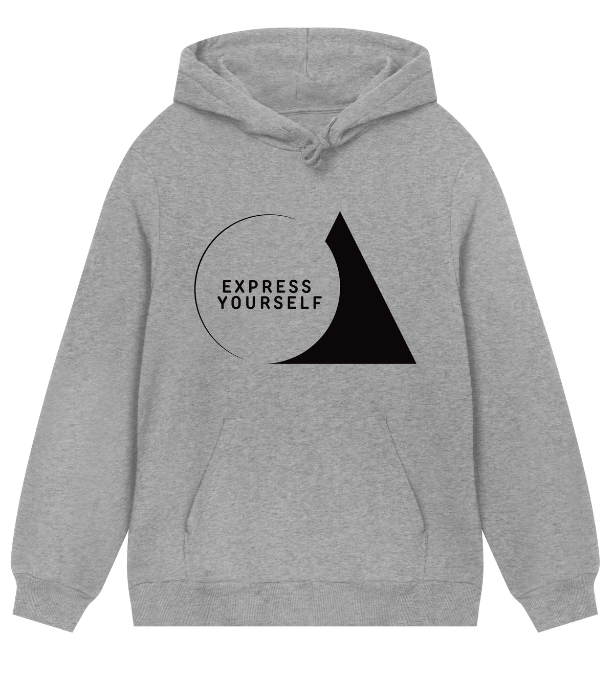 Fashion Forward - The Essential 'Express Yourself' Hoodie - Grey melange men - Hoodies