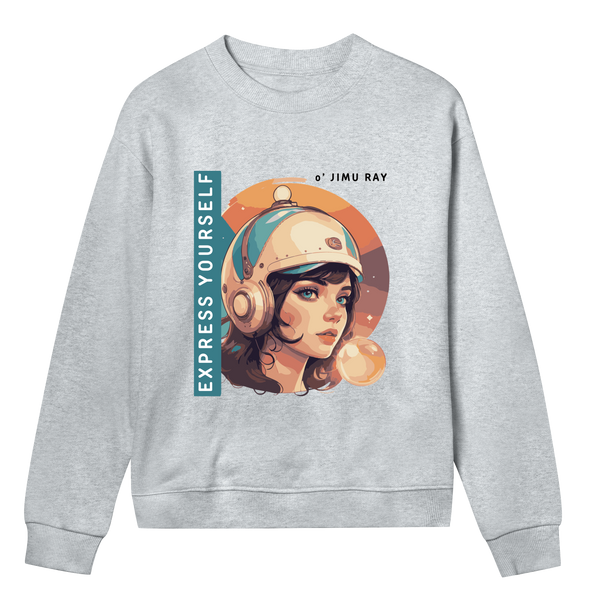 Cosmic Beauty - Embrace the Universe - Grey melange women - Sweatshirts