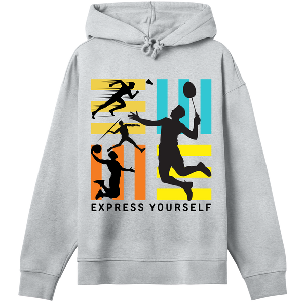 Energise Your Wardrobe - Express Yourself Hoodie - Grey melange women - Hoodies