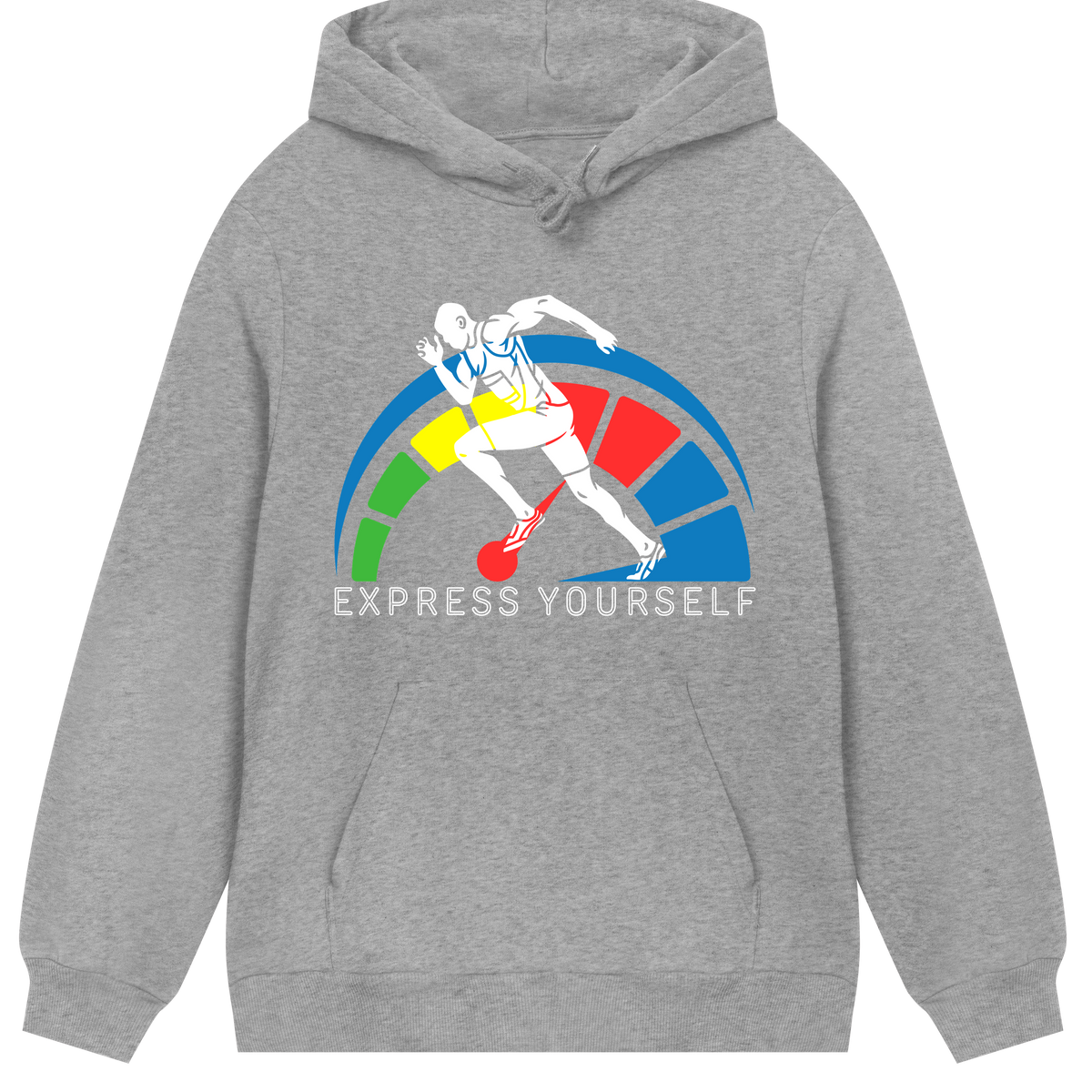 Bold Expressions: - Men’s Hoodie - Grey melange men - Hoodies