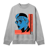 Intense Presence - Commanding Boxy Sweatshirt - Grey melange men - Sweatshirts