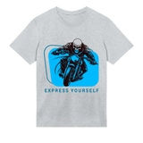 Fearless Rider: - Dynamic Tee - Grey melange men - T-shirts