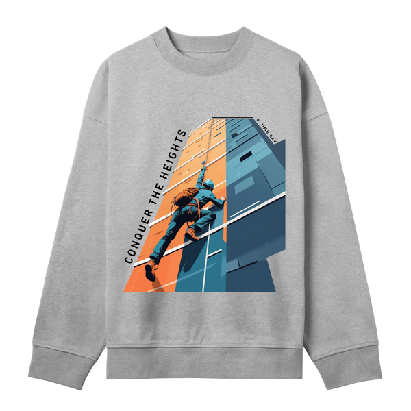 Climb Higher - Reach New Heights - Grey melange men - Sweatshirts