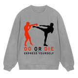 Fight for Style - Do or Die Sweatshirt - Grey melange men - Sweatshirts