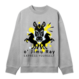 Wild Spirit - Bold Zebra Sweatshirt - Grey melange men - Sweatshirts