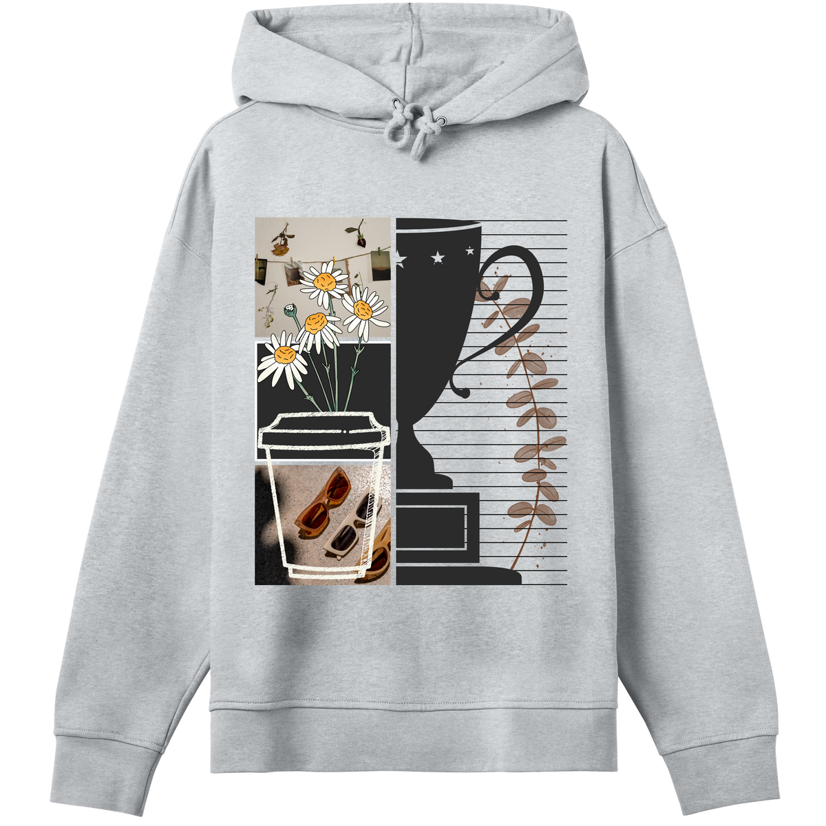 Vintage Vibes - Blossom in Style - Grey melange women - Hoodies