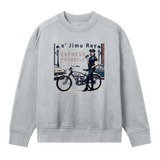 Classic Cop Style Sweatshirt - Grey melange women - Sweatshirts