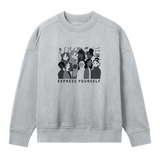 Empowered and Expressive - Oversized Comfort - Grey melange women - Sweatshirts