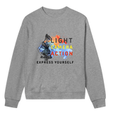 Lights, Camera, Action - Bold Expression Sweatshirt - Grey melange women - Sweatshirts