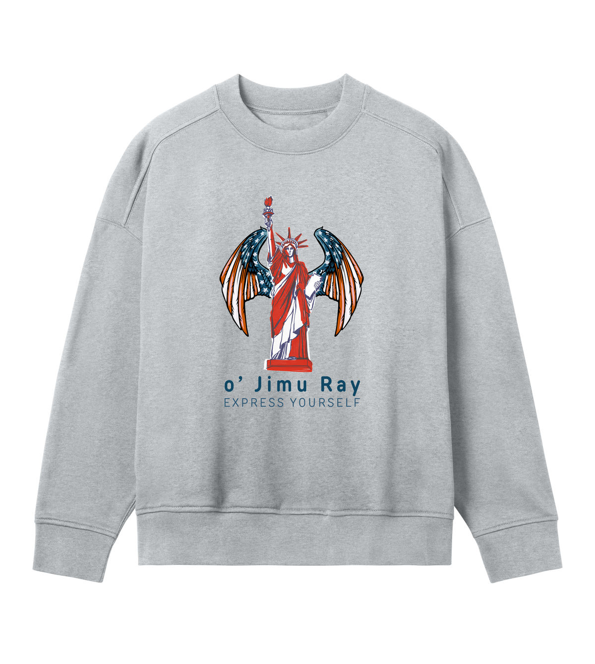 Wings of Liberty - o' Jimu Ray 4th July Special - Grey melange women - Sweatshirts