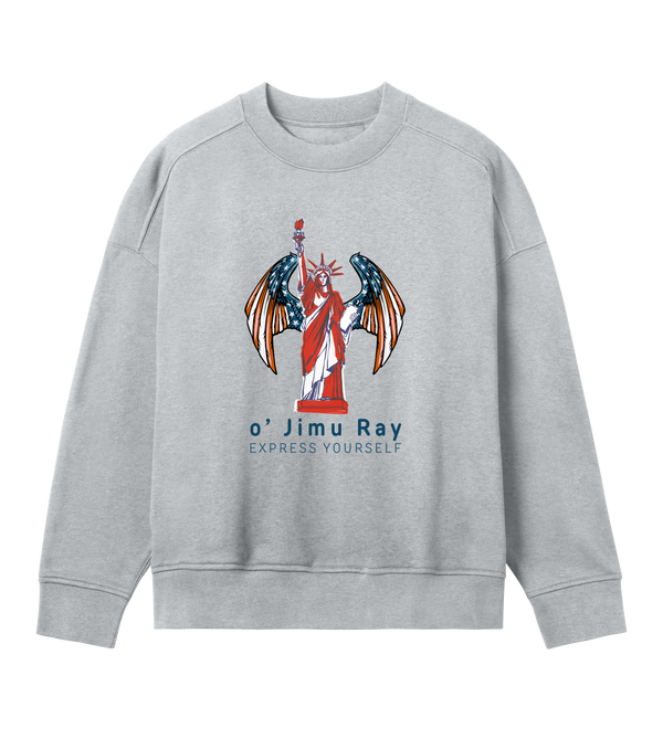 Wings of Liberty - o' Jimu Ray 4th July Special - Grey melange women - Sweatshirts