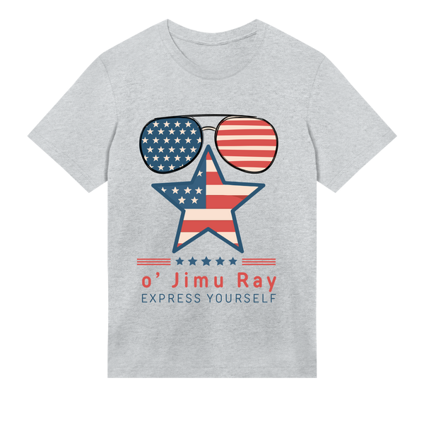 American Pride - o' Jimu Ray 4th July Special - Grey melange men - T-shirts