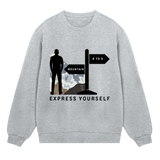 From 9 to 5 to Peaks - Grey melange men - Sweatshirts