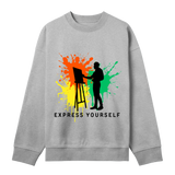 Painter’s Palette Sweatshirt - Grey melange men - Sweatshirts