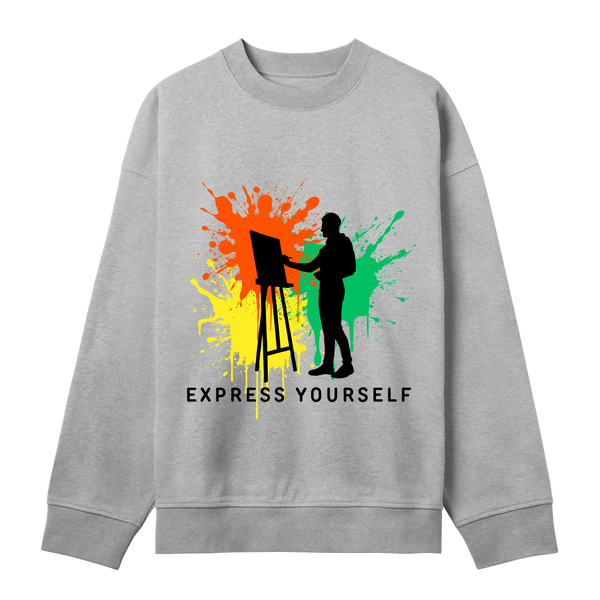 Painter’s Palette Sweatshirt - Grey melange men - Sweatshirts