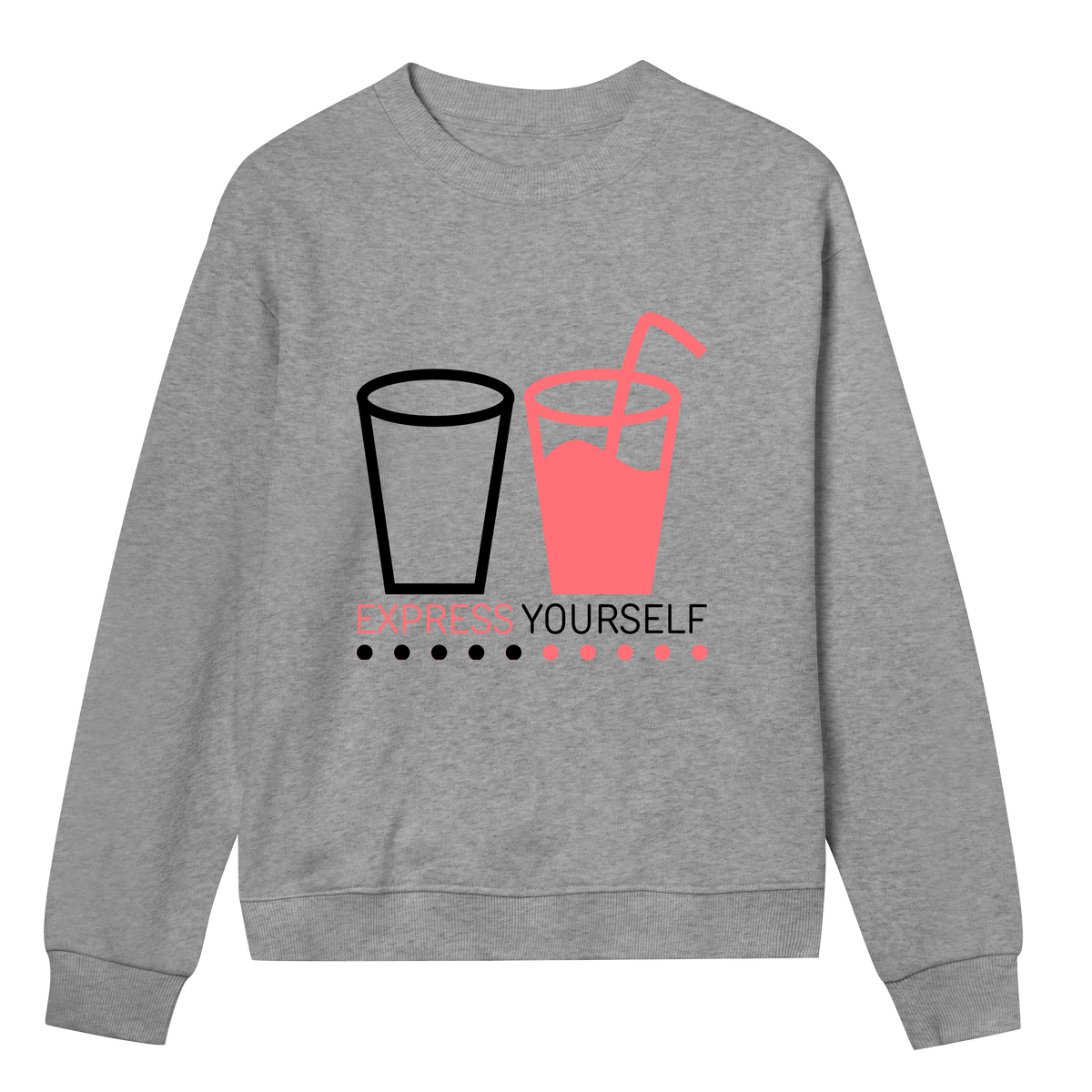 Sip & Shine - Expressive Wear - Grey melange women - Sweatshirts