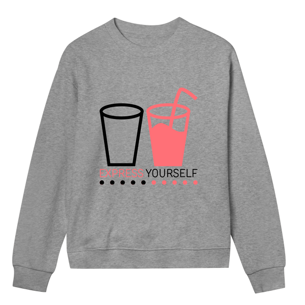 Sip & Shine - Expressive Wear - Grey melange women - Sweatshirts