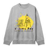 Literary Artist Boxy Sweatshirt - Grey melange men - Sweatshirts