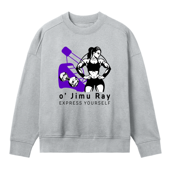 Muscle & Might - Women's Sweatshirt - Grey melange women - Sweatshirts