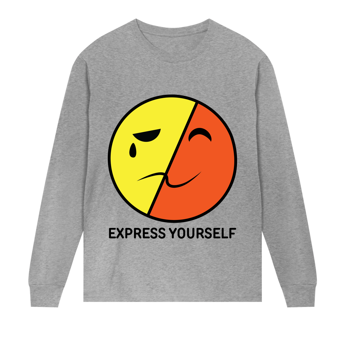 Split Emotions - Boldly Express - Grey melange men - Long Sleeve T-shirts