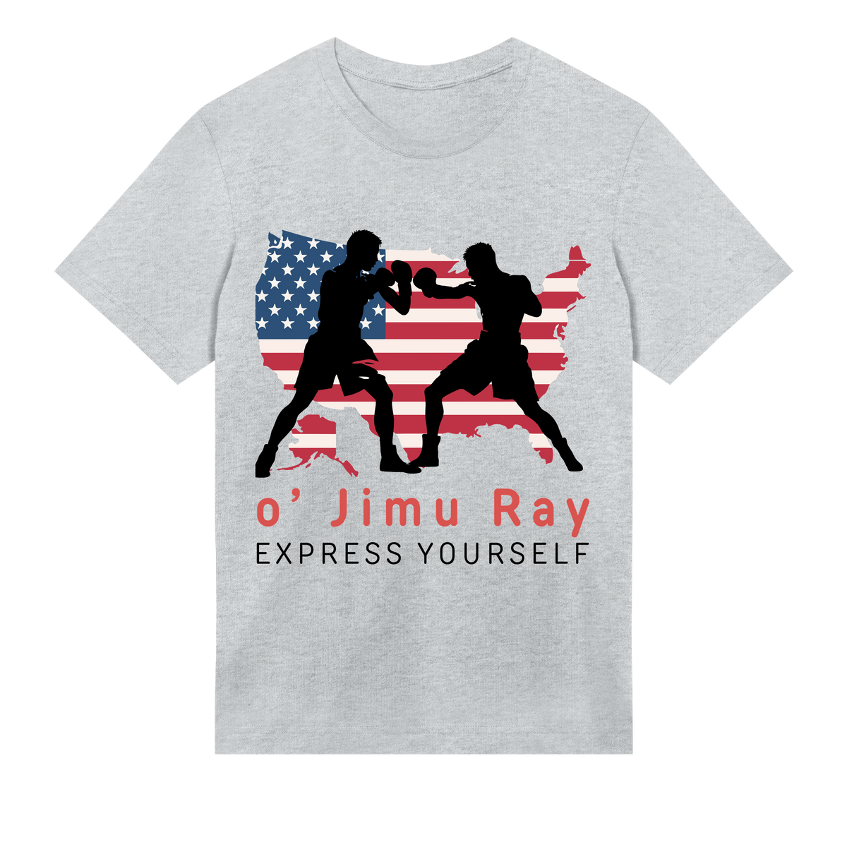 American Boxing Spirit - o' Jimu Ray 4th July Special - Grey melange men - T-shirts