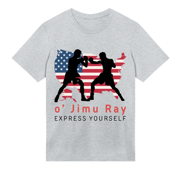 American Boxing Spirit - o' Jimu Ray 4th July Special - Grey melange men - T-shirts